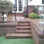 after 2 - steps to indian stone paving